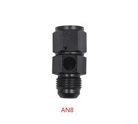 babominimer Aluminum Alloy Fuel Pressure Take Off Hose Adapter, Female to Male Flare Fitting for Oil-Cooled Connector, AN4 AN6 AN8 AN10 AN12 Reducer with High Universality(MG29-AN8)