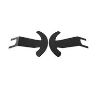 babominimer Aluminum Alloy Shift Paddle Shifter Trim Upgrade Kit for G29 and G920 14 Inch Steering Wheel, Black Racing Wheel Accessory for Enhanced Gear Shifting(A)