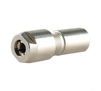 babominimer Angle Grinder Modified Adapter to Straight Grinder Chuck M10 Thread, High Carbon Steel Conversion Tool Compatible with 100 Type Angle Grinder, 3mm/6mm Collet (6mm)