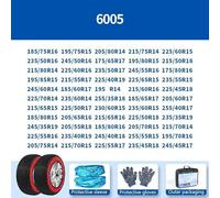 babominimer Anti-Skid Chains for Car Wheels, Snow Socks Tire Chains Winter Traction, 2 Pack, Super Fiber Nylon, For Easy Installation, Low Clearance Compatible, for Various Tir(6005)