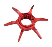 babominimer Baitcasting Reel Brake Unloading Wrench for Kestrel Valiant II Fishing Reels, Six Star Drag Aluminum Alloy 60mm Repair Tool for Sporting Goods(red)