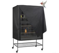 babominimer Bird Cage Protector Made From 210D Oxford Fabric Oxford cloth bird cage protective cover(84x59x104cm)