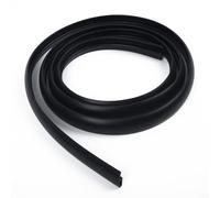 babominimer Black Car Front Windshield Panel Decorative Trim Sealing Protective Rubber Strip, 1.7 m, for Most Vehicles, Compatible with Various Models