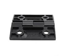 babominimer Butt Door Hinges Zinc Alloy Black Finish Corrosion Resistant Hardware for Cabinets Boxes Sheds and Furniture with Easy Screw Installation Ideal for Home(60x60mm 2pcs)