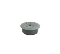 babominimer Cable Hole Cover for Desk, 80mm Wire Grommet Cable For Tidy in ABS and Rubber, Multi-Color Table Cord Organizer Cap for PC Computer Desks, For Easy Installation for(Grey)