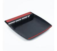 babominimer Car Bonnet Hood Scoop Air Flow Vent Cover for Decorative Use Compatible with Most Cars ABS Plastic 28 x 25 x 3.3 cm(Black)