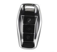 babominimer Car Remote Key Case Cover Shell for JAC SOL E10X for QX for X8 E50 X6 A5 E40X X4, Lasting Anti-Wear Anti-Erosion Protective Car Keychain Housing, Quick(Black)