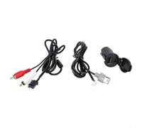 babominimer Car USB and AUX Audio Interface Socket Base with 150cm Cable, Compatible with 207, 308 and For C4, for Dash Mount Extension and Hosts