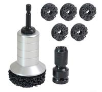 babominimer Car Wheel Hub Brake Disc Rust Removal Tool Grinding Head Axle Maintenance Equipment Automotive Repair Plastic Construction