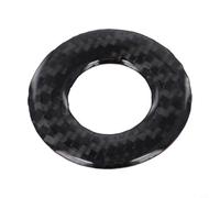 babominimer Carbon Fiber Engine Ignition Switch for Ring Trim for Cruiser 2007-2021 Interior Accessory, Black Epoxy Coated Decorative Protector for Vehicle