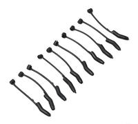 babominimer Carp Fishing D Rig Kickers 26mm 32mm 36mm Rubber Hook Sleeves Anti-Aligners for Ronnie Rigs and Hair Rigs, Quick Rig Setup Accessories for Terminal(S 10pcs)