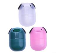 babominimer Carp Fishing Rod Cup Feeder Set of 3, Plastic Bait Pots for Long Pole Feeder, Clip-On Fishing Pole Attachment for Sprinkling Groundbait, Fits 2-6mm Rod Tip