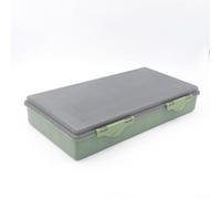 babominimer Carp Fishing Tackle Box Set with 7 Compartments and 2 Rig Boards, Large Green PP Storage Case with 6 Small Bit Boxes, Foam Inserts and Pins, Organiser for Hair