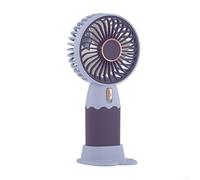 babominimer Cartoon Mini Handheld Fan Portable USB Rechargeable Small Fan with Mobile Phone Holder, Quiet Cooling Personal Desk or Travel Fan for Office, Home, Outdoor(1pcs Random Color)