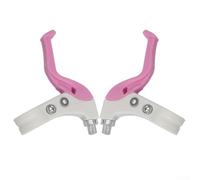 babominimer Children's Brake Levers 22.2mm Handlebar Plastic Pair for Kids Mountain and Road Bikes, Lightweight Easy Install Replacement Handles for Safe Braking(pink)