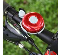 babominimer Classic Bell for Handlebars, Loud Clear Sound Ring Alarm, Fits 22mm Mountain & Road Bikes, Mini Metal Design for Cycling Safety, Easy(Red)