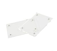 babominimer Clear Acrylic Picture Frame Magnetic Stand Desktop Decoration For Photo Memory Display, Home Office Decor, Four Corner Magnets(5.5x8.2cm)