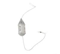 babominimer Clear Cap Maggot Swim Feeders for Carp Match Fishing Tackle, Slotted Frame Plastic Feeder for Maggots Pellets Casters Hemp Worms, Multiple Sizes 5g to 15.5g(25 * 61mm)