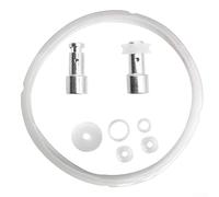 babominimer Clear Silicone Gasket Float and Seal Kit Compatible with for 5L/6L Electric Pressure Cooker, Lasting Sealing Replacement Accessory, Leak Prevention and Safe Cooking