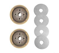 babominimer Clutch Assembly for EH12, EH12-2D, EH12-2B and MT-72FW Lawn Mower Engines - 15 mm ID × 80 mm OD Metal Clutch with Gasket Set for Lawn Mower Parts(2set)