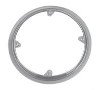 babominimer Crankset Chainring Guard 42T 4-Bolt Protective Cover 9.7-10.7 cm Pitch with 5 Screws, Replacement Guard Shield for Cycling Chain Wheel(Transparent)