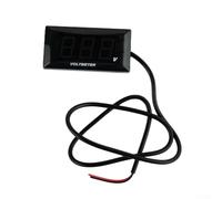 babominimer DC 12V LED Digital Voltmeter Panel Battery Gauge Voltage Meter with Red Display Compatible with for Car, Motorcycle, Caravan, Substation Automation,