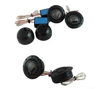 babominimer DDT-S30 360W 2.5cm Soft Dome Balanced Car Audio Tweeters with 50W RMS Power, 4 Ohm Impedance, 91dB Sensitivity, Flush or Angle Mount Design, Wide