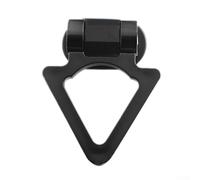 babominimer Decorative Trailer Hook for Car - Simulated Towing Hook in V Shape, 11x6.5x5cm, ABS Material, Fits Most Vehicles, 180° Adjustable for Styling, Includes Wrench ((black)