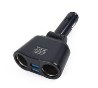 babominimer Digital Dual USB Car Charger with Voltage Display, 5V 3.1A Output, 120W Total Power, for 12-24V Vehicles, Compatible with Cars SUVs Trucks Vans, ABS+PC