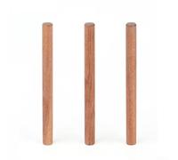 babominimer Ebony Rosewood Red Sandalwood Solid Wood Round Log Tenon 8mm 10mm 12mm Diameter for DIY Carpentry and Woodworking Projects, Long Lasting Hardwood Dowel Rods for Jo(8mm Rosewood)