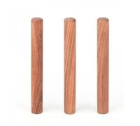 babominimer Ebony Rosewood Red Sandalwood Solid Wood Round Log Tenon 8mm 10mm 12mm Diameter for DIY Carpentry and Woodworking Projects, Long Lasting Hardwood Dowel Rods for Jo(12mm red Sandalwood)