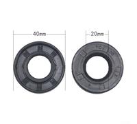 babominimer Electric and Scooter Motor Oil Seal Assembly Components, Wear-Resistant Seal Kit, -40°C to 125°C Range, Good Oil Resistance,(20x40x7mm)