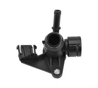 babominimer Engine Coolant Hose Flange for A4 A5 For A6 For Q5 For Allroad 2009-2017, OEM 06H121132H, Black Plastic Radiator Coolant Hose Compatible with 1.8T 2.0L Models