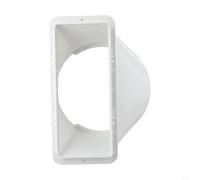 babominimer Exhaust Duct Interface for for Portable Air Conditioner, PP Hose Tube Connector for for Central AC Exhaust Hose and Casement Kit Plate, 130mm/150mm(Flat Interface 150mm)