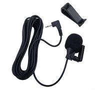 babominimer External Car Microphone 3meters 2.5mm Jack Handsfree Directional Mic with Bracket and Windproof Foam for Pioneer Stereos Receiver for In-Car