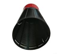 babominimer Fishing Trap Bait Cage Thrower Feeder Mesh Basket with Red Float for Carp and Shallow Water Fishing, 50pcs Set for Catching Fish Eels Crabs (Large black)