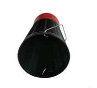 babominimer Fishing Trap Bait Cage Thrower Feeder Mesh Basket with Red Float for Carp and Shallow Water Fishing, 50pcs Set for Catching Fish Eels Crabs (Medium black)