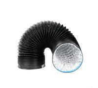 babominimer Flexible PVC Aluminum Foil Ventilation Ducting Pipe for for Kitchen Exhaust Fan Systems, Long Lasting Heat-Resistant Scalable Hose for for Efficient Smoke Removal and Easy(100cm)