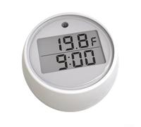 babominimer Floating Water Thermometer with Automatic Timer and Alarm, ABS Waterproof Design, Measures -20°C to 70°C, Swinging Ice Bath Pool Spa Temperature Gauge for