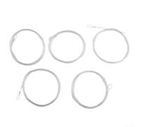 babominimer Fly Fishing Tapered Leaders 9FT Nylon Line with Loop Knot for Freshwater Casting and Easy Turnover, 5-Pack Clear Invisible Leader Line for Anglers in(2X)