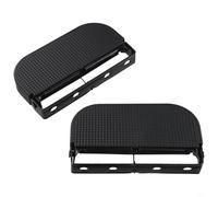 babominimer Foldable Motorcycle Foot Pegs 2 Pack, Thickened Rubber Pedals with Enhanced Grip, Fit for Electric Cars and ATVs, Adjustable Angle Design, Black