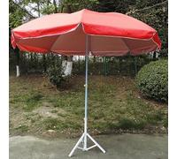 babominimer Folding Outdoor Umbrella Base Stand with Three or Four Legs, Adjustable Plastic and Steel Support for 2.2-3.2m Parasol, Stable Beach Sun Shade Holder(three legs)