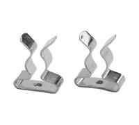 babominimer for 10 Pack Heavy Duty Spring Tool Clips Terry Clamps Wall Mount Manganese Steel Garage Storage Clips for Tools Brooms Brushes Rakes(8-10mm)