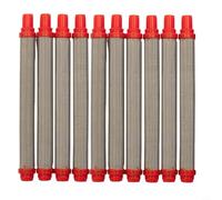 babominimer for 10pcs Airless Paint Sprayer Filter 200 Mesh RED Filter Insert 304 Stainless Steel for Wagner Spray Tool Replacement Parts