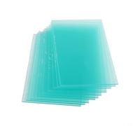 babominimer for 10pcs PC Transparent Clear Welding Helmet Cover Lens Protection Plates 4 Sizes 110x90mm 115x95mm 114x70mm 100x50mm Professional(100 * 50mm)