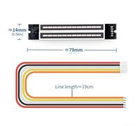 babominimer for 12-bit Dual Channel Audio LED Indicators Adjustable Speed VU Meter 7-12V(Finished)