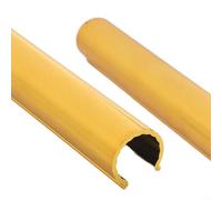 babominimer for 15mm Radiator Pipe Covers and Collars 2-Pack Chrome Finish for Bathroom Heating Pipes Decorative Sleeves Cut to Fit Home Improvement(Gold)