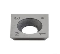 babominimer for 15mm Square Carbide Inserts for Woodworking Spiral Planer Head, 4-Edge Reversible Cutter Blades, 15x15x2.5mm TCT Turning Tool Parts, 10pcs