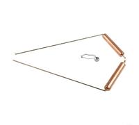 babominimer for 2 Pieces Copper Divining Rods Metal Detector for Divination/Treasure Tools(Silver)