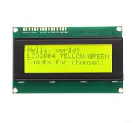babominimer for 2004 LCD Display Module 20X4 Character Blue Yellow Backlight 5V Analog Interface 98x60mm for for Arduino DIY Electronics Projects(Yellow)
